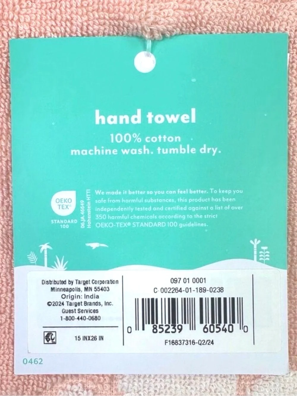 Pillowfort Flower Power Hand Towels - 6 Count - 15” x 26”